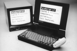 TeleScript LT vintage teleprompter software.